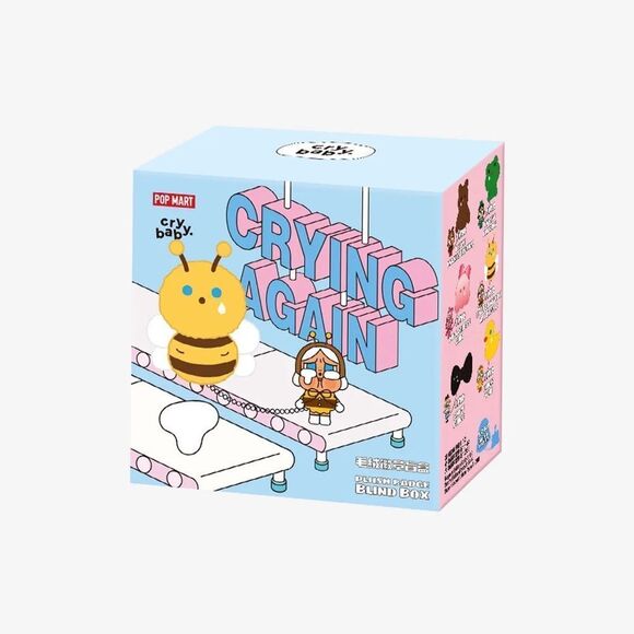 New Pop Mart CRYBABY‎ Crying Again Series-Plush Badge Single Blind Box - Picture 1 of 9